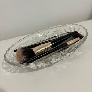 CRYSTAL bowl vintage cut crystal dish tray many uses trinket bowl